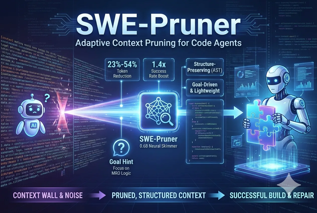 SWE-Pruner：程式碼智能體之自適應上下文修剪機制與理論深度分析報告