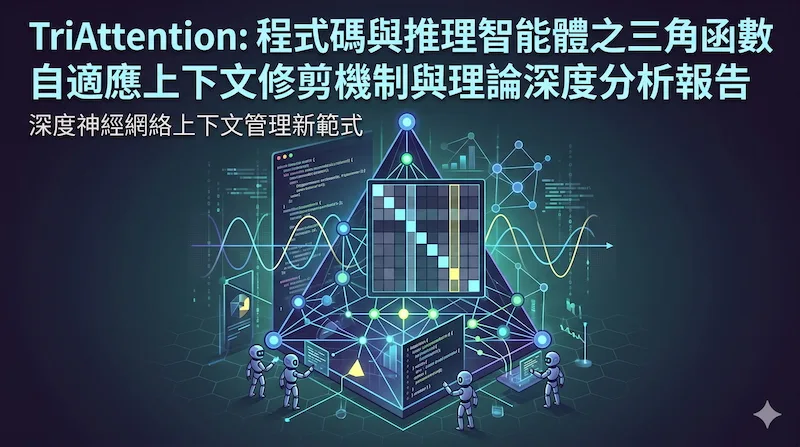 TriAttention：程式碼與推理智能體之三角函數自適應上下文修剪機制與理論深度分析報告